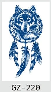 Temporary Tattoos Stickers Dragon Lion Monkey King Juice Ink Lasting Natural Men Womens Arm Body Chest Realistic Art Fake Tatoo