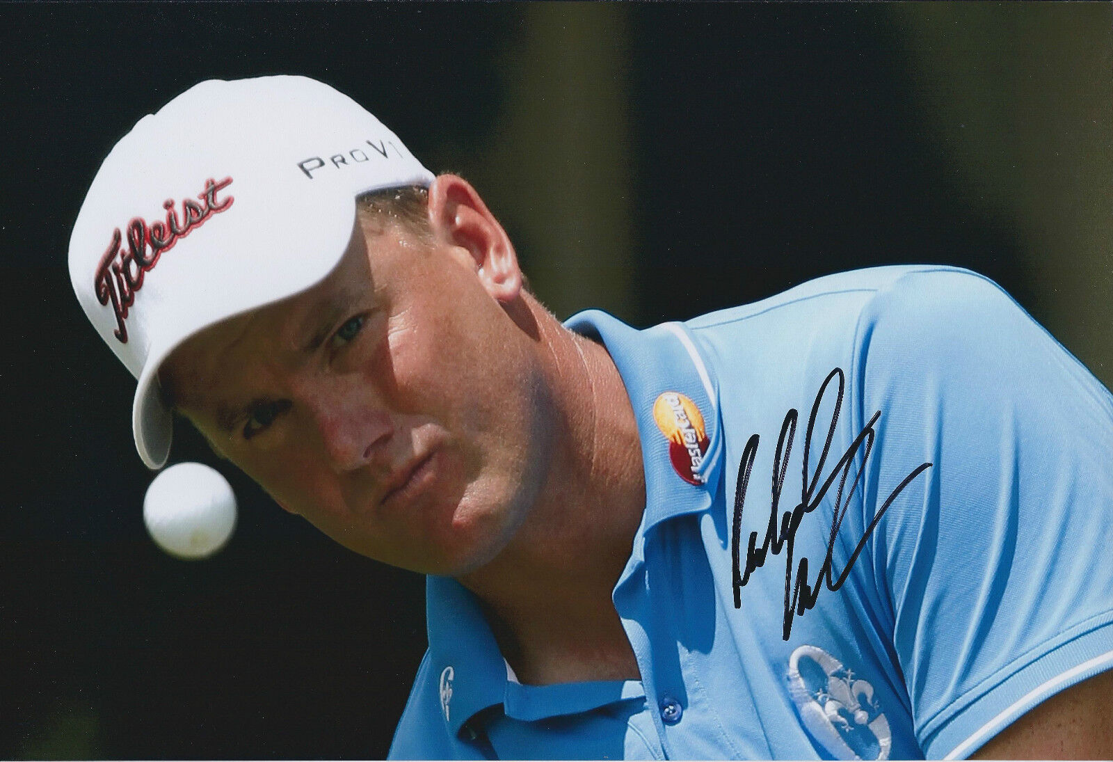 Robert KARLSSON SIGNED Autograph 12x8 Photo Poster painting AFTAL COA PGA European Tour