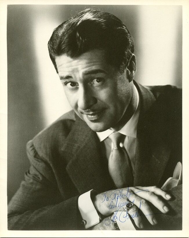 Vintage DON AMECHE In-person Signed Photo Poster painting