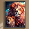Diamond Painting-DIY Full Round Drill Lion