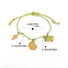 Stylish Knitting Ocean Golden Pendant Bracelet