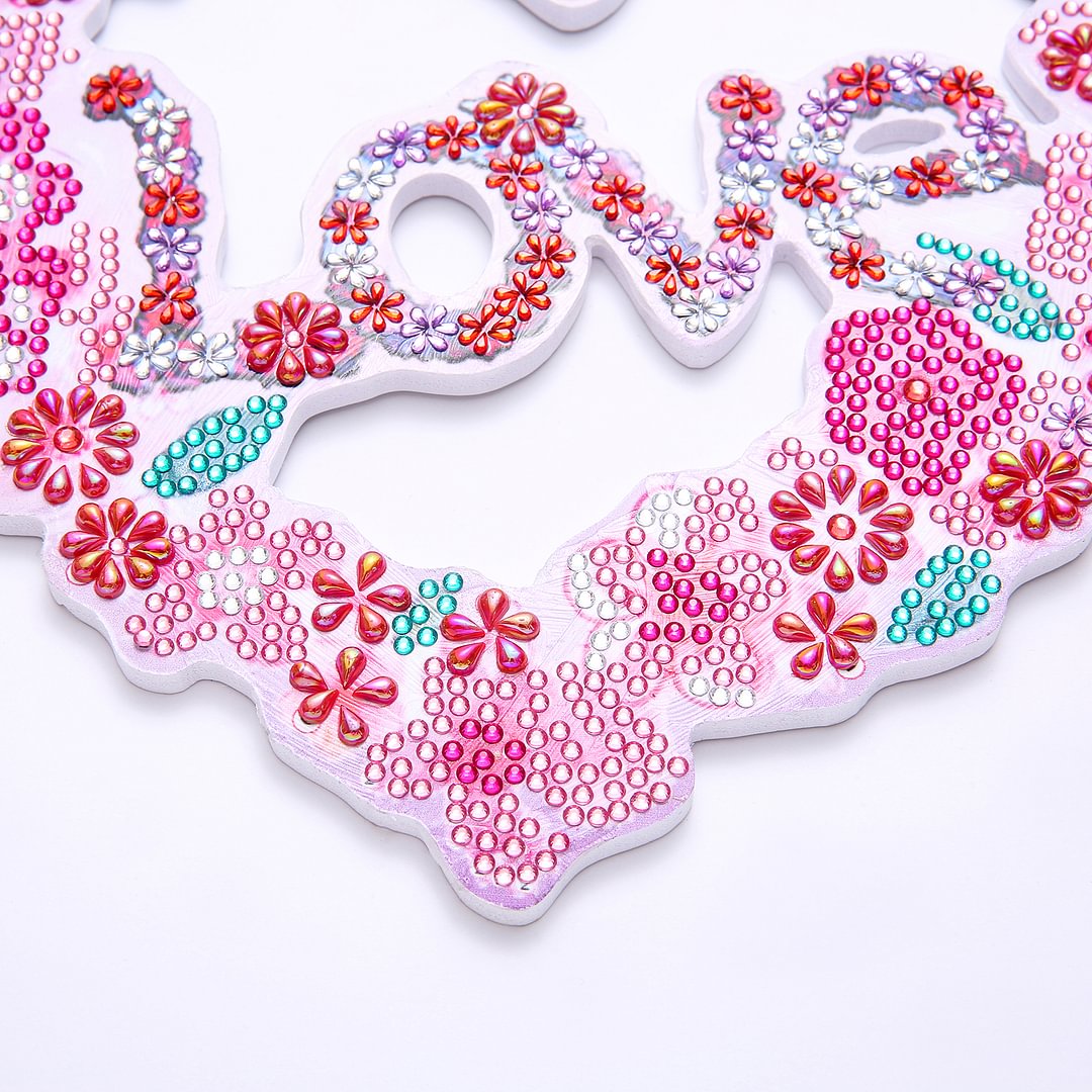 Diamond Paint Crystal Art Wreath - Love