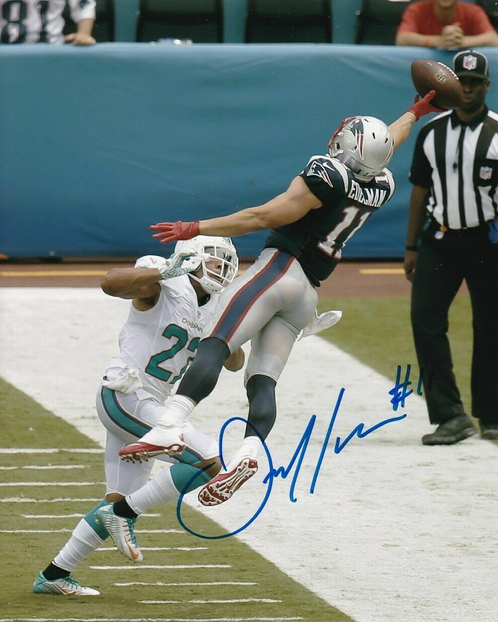 Julian Edelman Signed Autographed 8 x 10 ( Patriots ) REPRINT