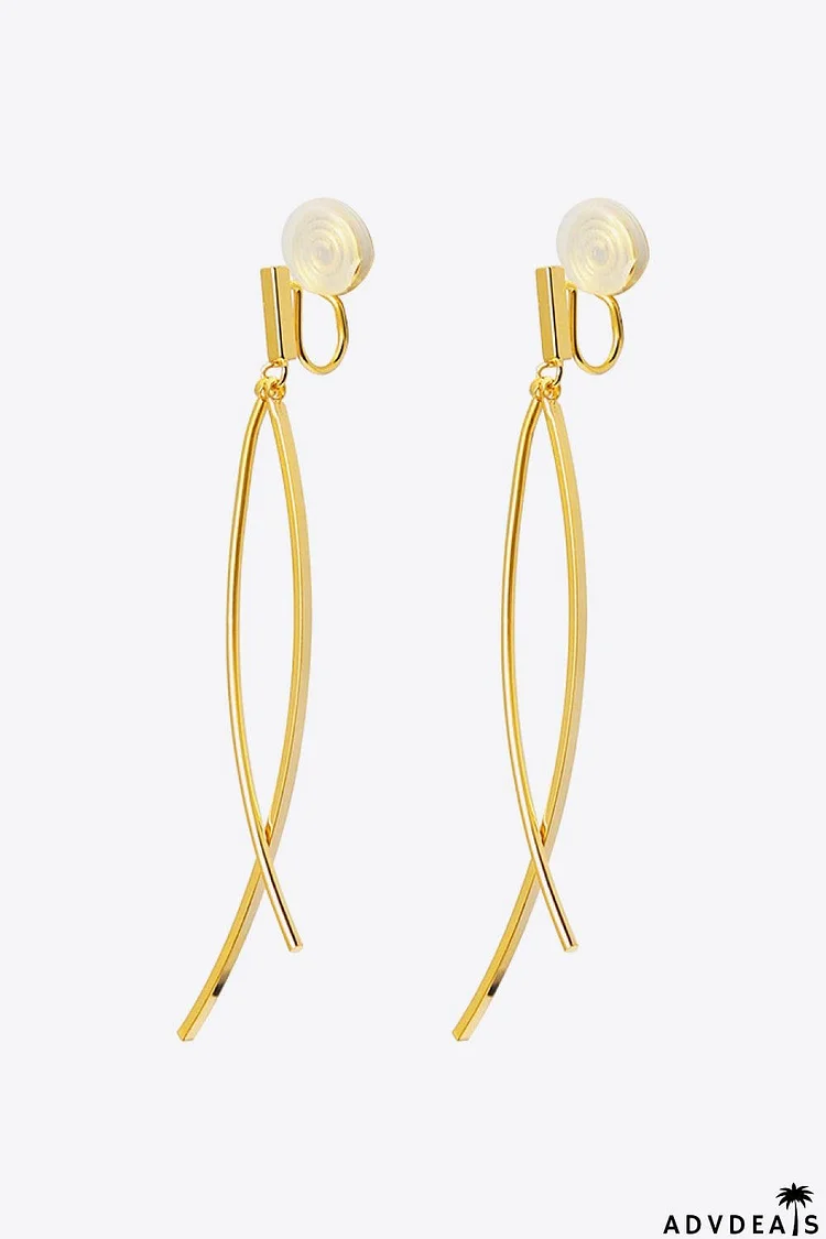 18K Gold Plated Clip-On Earrings