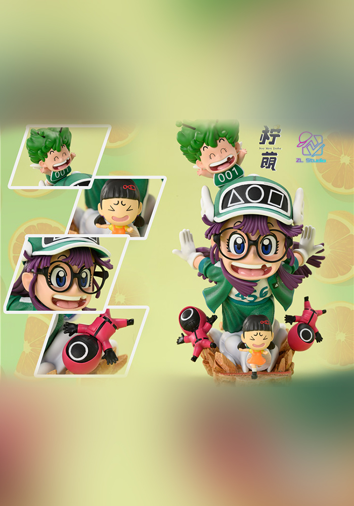 Squid Game Norimaki Arale - Squid Game Dr. Slump Resin Statue - Nivy Mevy Studio [Pre-Order]-shopify