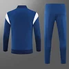 2023/2024 Manchester City Long Zipped Jacket Navy Blue Football Shirt 1:1 Thai Quality Set