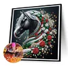 Art Cheval-Peinture Diamant En Forme Spéciale-30*30CM