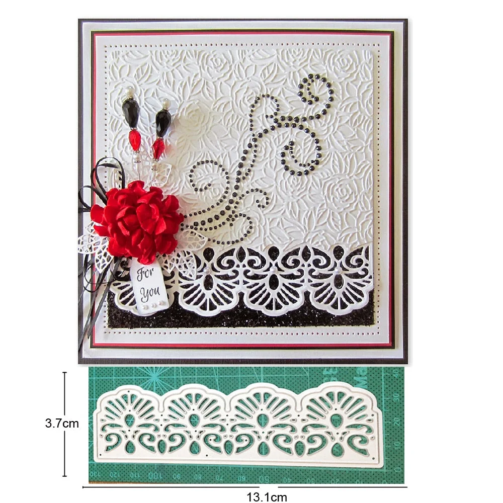 2021 New Dies Metal Cutting Dies Cut Die Mold Heart Stars Border Decoration Scrapbook Dies Knife Mould Blade Punch Stencils Dies