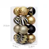 16PCS Creative Painting 8CM Decor Balls for Christmas Tree