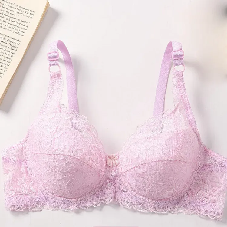 pornhint Pornhint Hot Women Bras Lace Maiden Lingerie Deep V Push Up Bra Underwire Brassiere Tops Lingerie