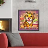 Diamond Painting-DIY Full Round Drill Dessert and Tiger