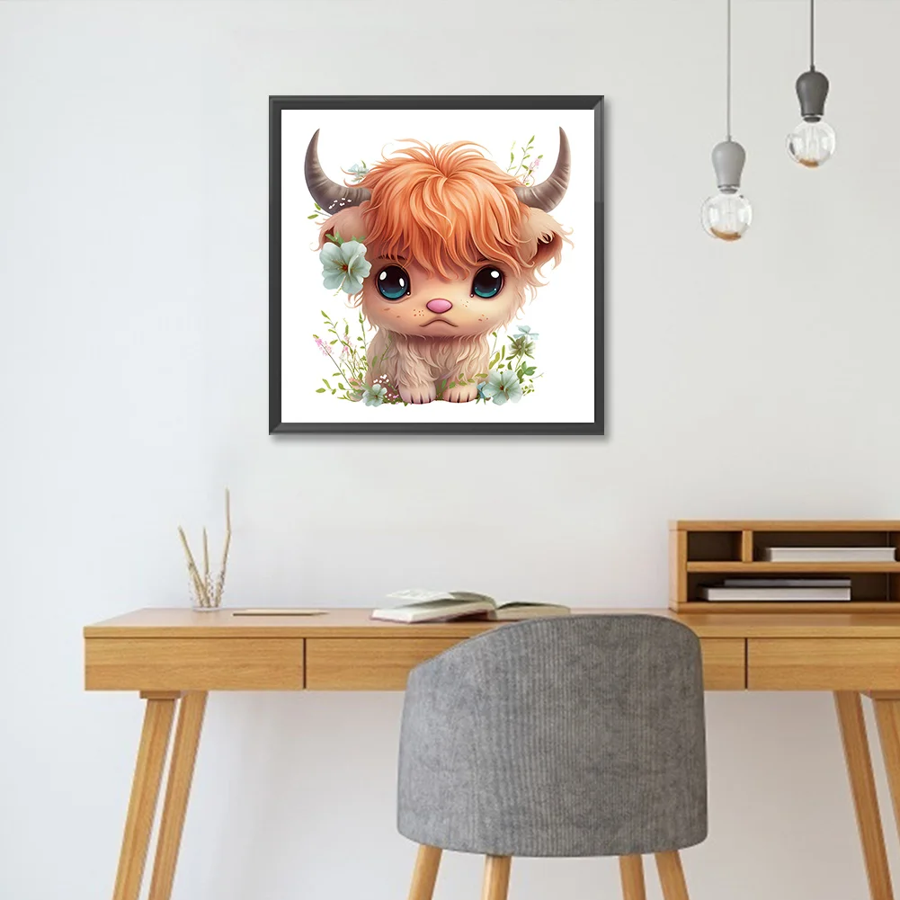 Diamond Painting - Full Round Drill - Flower Yak(Canvas|30*30cm)