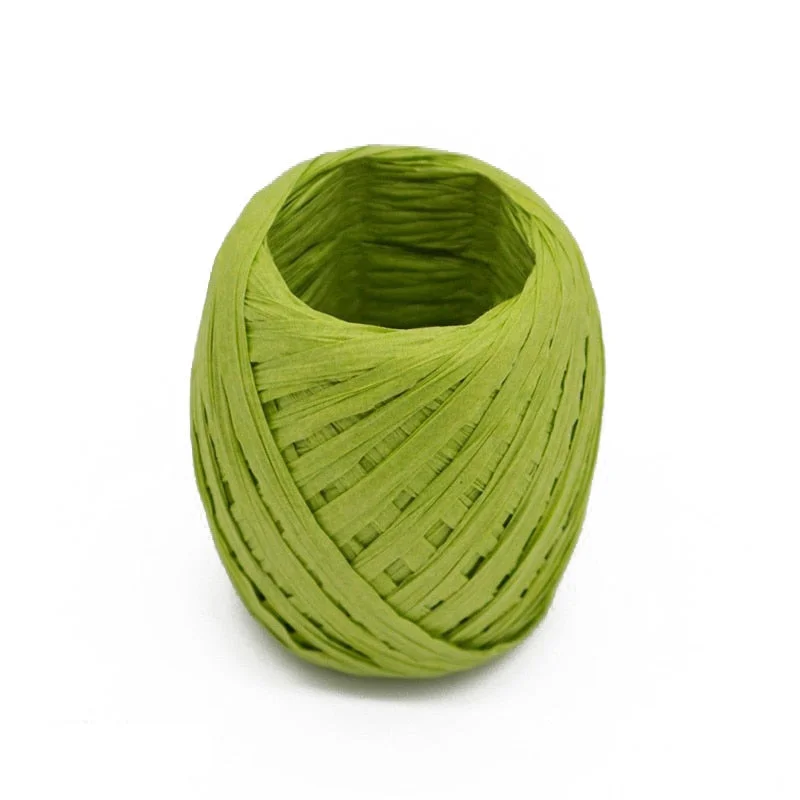 1 Roll 20 Meters CAKE COOKIE raffia ribbon paper rope palm packaging rope decorations baking box packing party candy gifts