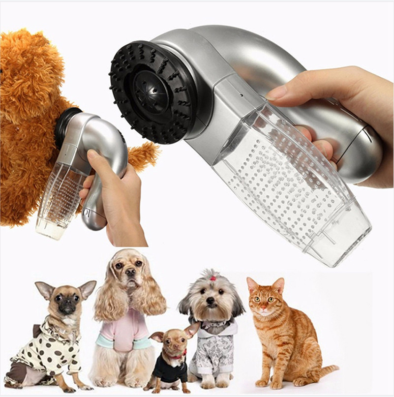 Pet Hair Vacuum-Electric Pet Hair Remover Pet Hair Vacuum Clean Tool Cordless Vacuum Suction Device Cat Dog Grooming Brush Comb Wool Absorber