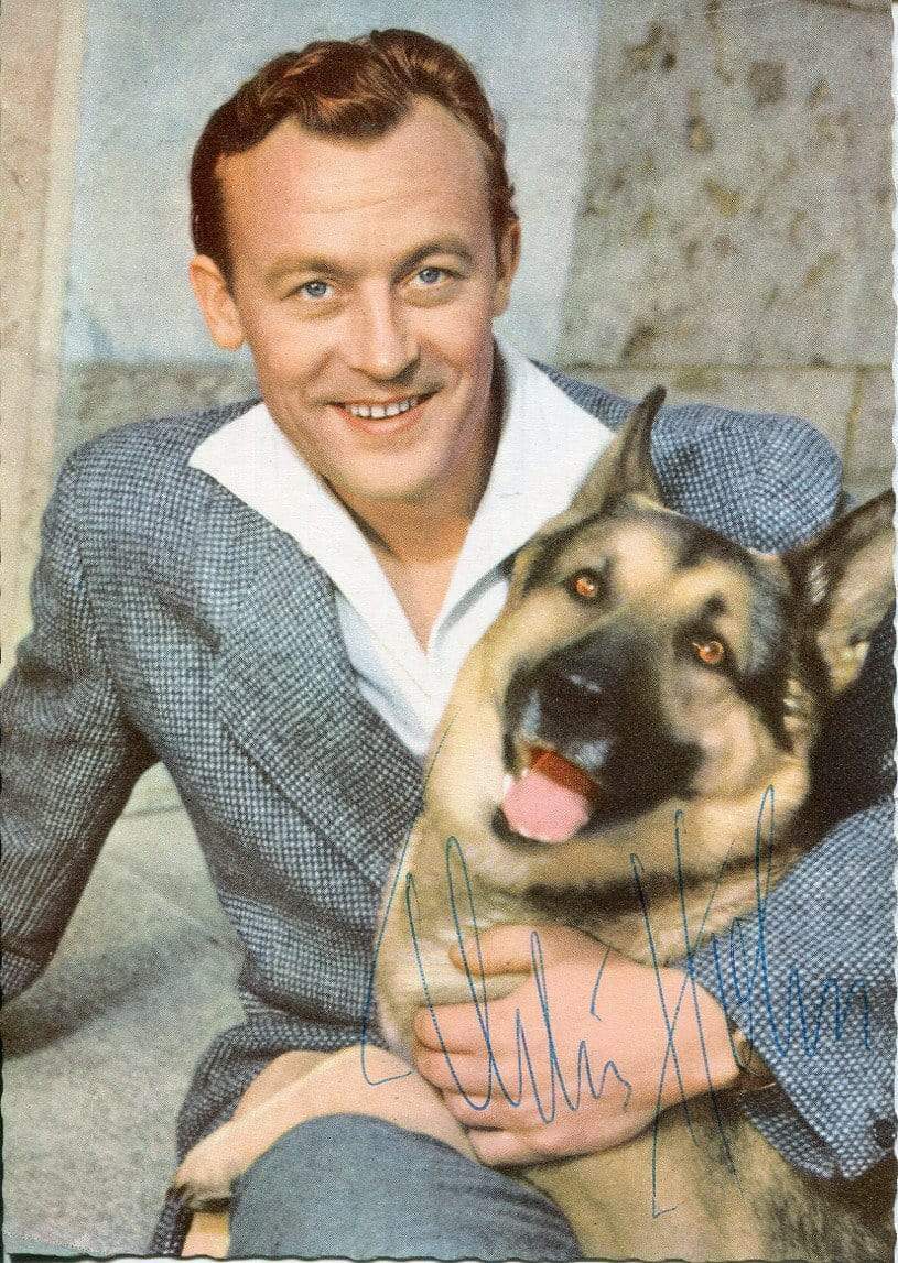 Claus Holm (+) autograph, German film ACTOR, signed Photo Poster painting