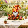 Diamond Painting Acrylic Single Sided June Gnome Ornaments Tabletop Home Office Decor