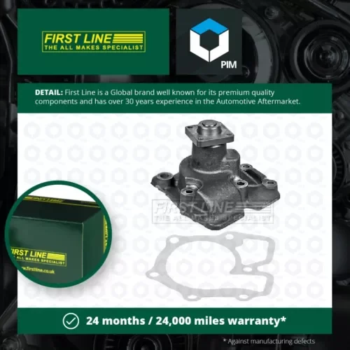 Water Pump fits FORD TRANSIT TOURNEO 2.5D 94 to 00 Coolant Firstline 1126046 New Parts