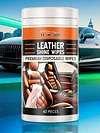 40Pcs Car Interior Cleaner Wipes Disposable Car Leather Wipes Conditioning Wipes