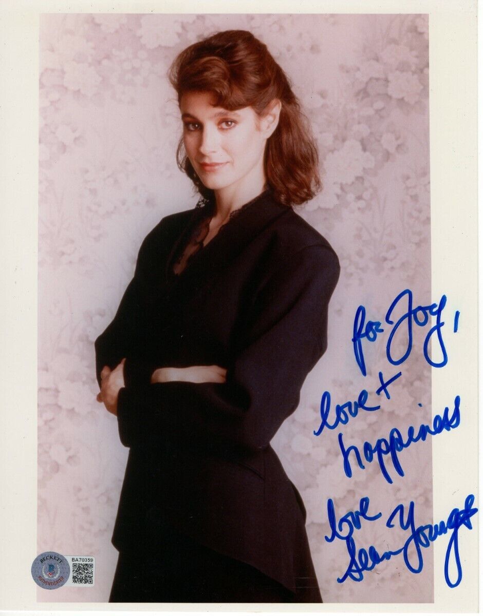 Sean Young Signed Autographed 8X10 Photo Poster painting Personalized for Joy BAS BA70359