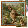 (Multi-Style) Retro Bunny-11CT Stamped Cross Stitch 40*40cm/15.75*15.75in