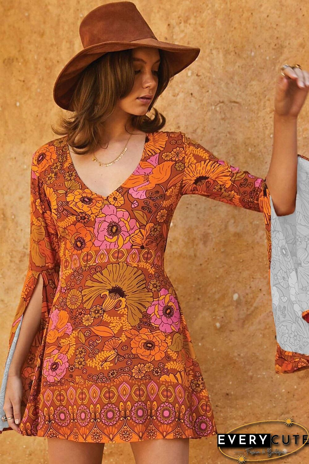 Orange Jupiter Dress