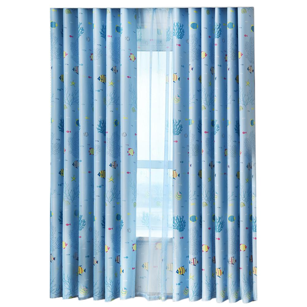 

Marine Biological Printed Shade Cloth Balcony Bedroom Curtain Shade, 501 Original