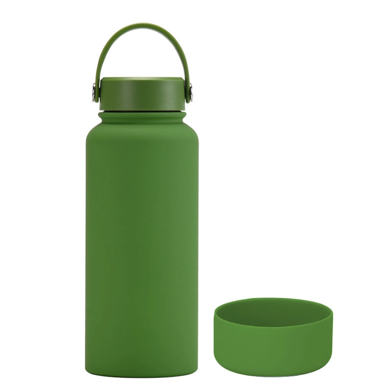 Casual Solid Color Stainless Steel Thermos Cup