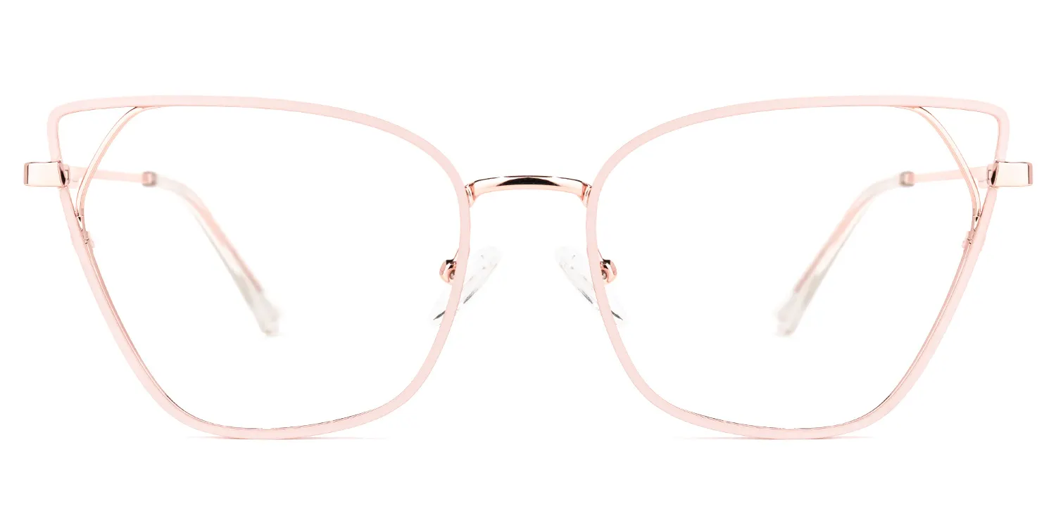 Eden Rosa-Gold Schmetterling Brille Rosa-Gold