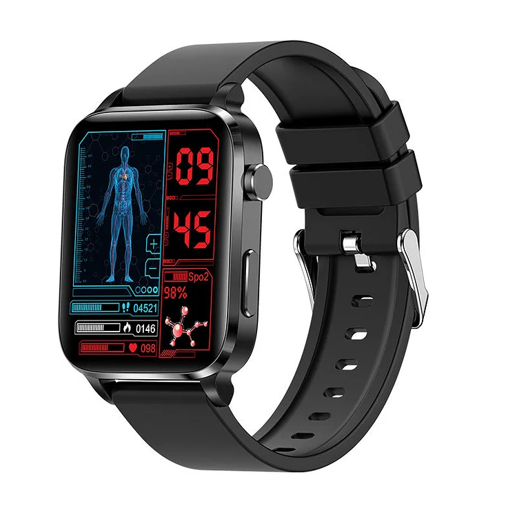 Health Monitoring Sports Watch | Painless Blood Sugar Measurement & Laser Therapy Treatment