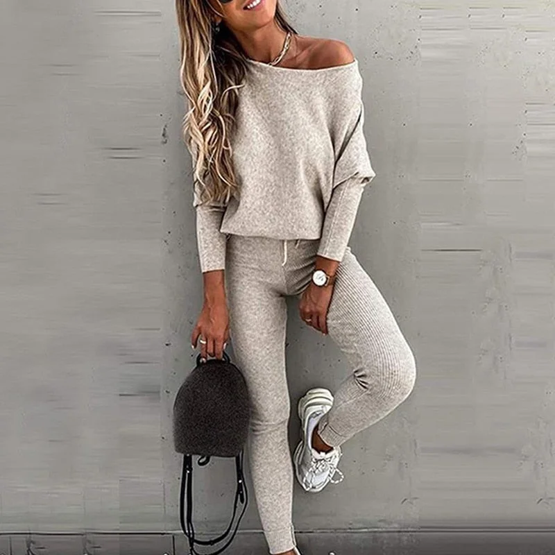 Spring Two Piece Set Tracksuit Women Fall Top Pants Sets Female Gym Joggers Suit Sports Wear Francais Streetwear Tracksuits