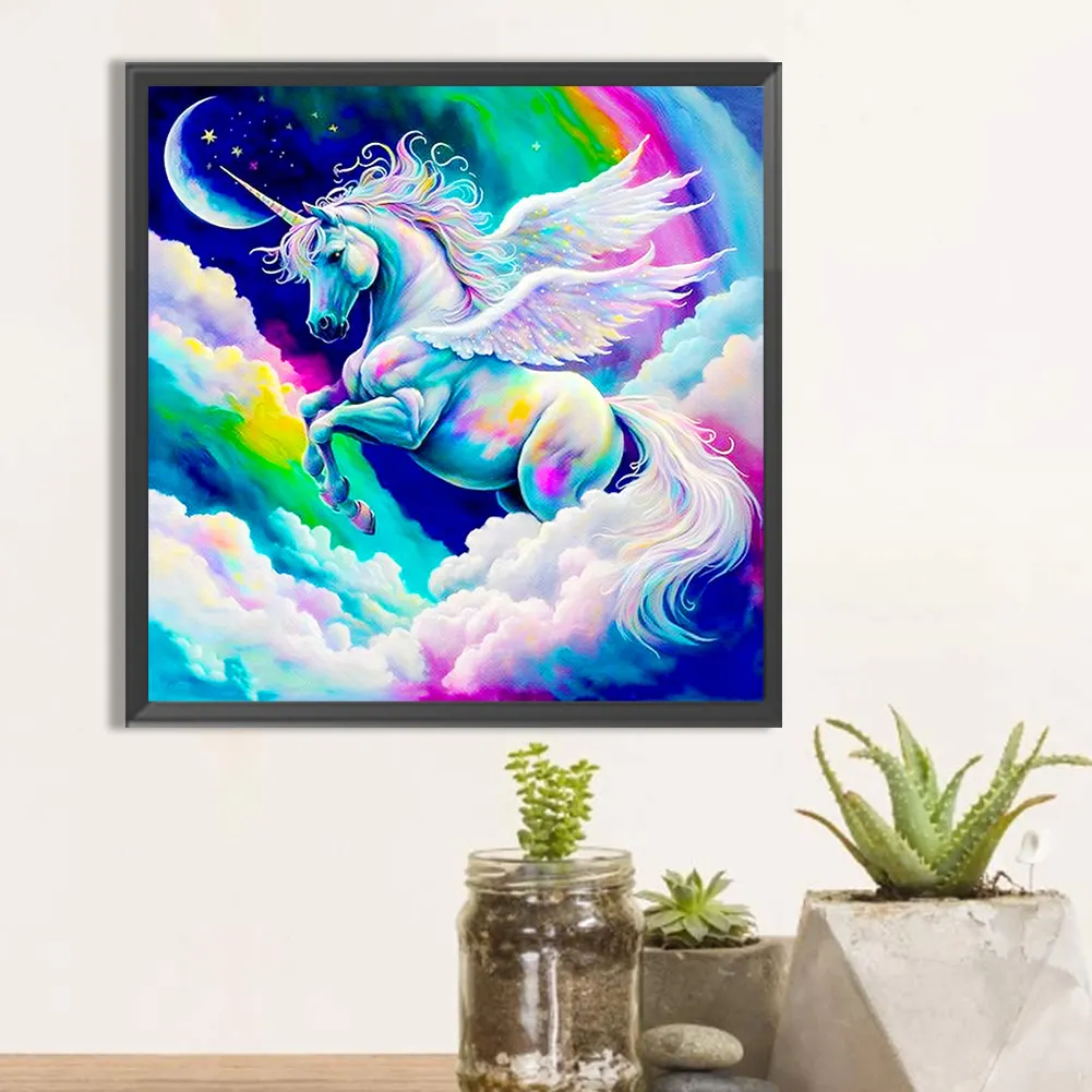 Diamond Painting - Full Round Drill - Unicorn(Canvas|40*40cm)