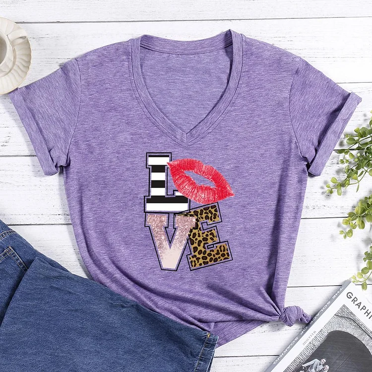 Love will You Be Mine This Valentines Day V-neck T Shirt-Annaletters