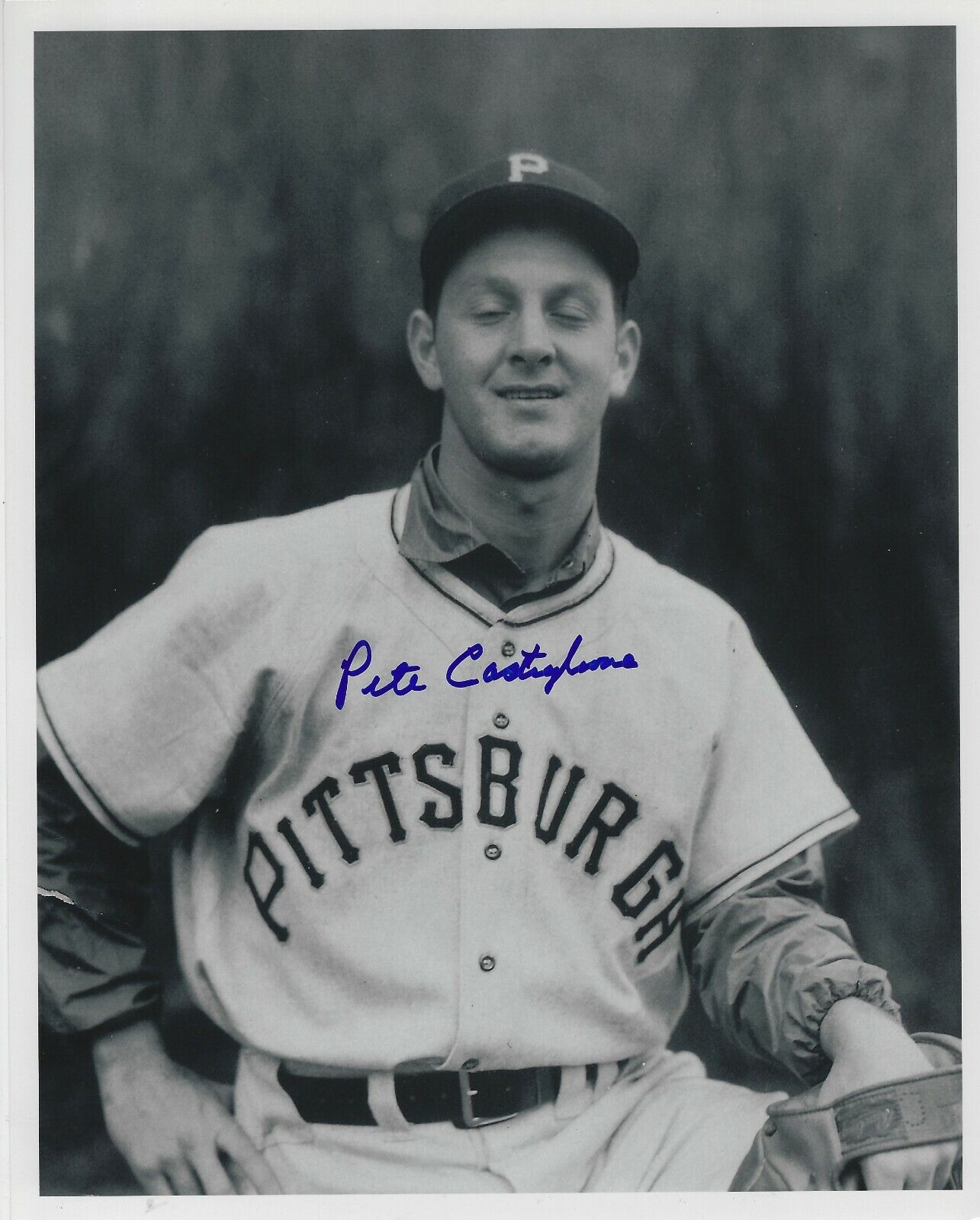 AUTOGRAPHED 8x10 PETE CASTIGLIONE Pittsburgh Pirates Photo Poster painting W/COA