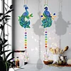 2pcs DIY Special Shaped Crystal Peafowl Suncatcher Diamond Painting Kit
