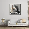 (Stamped/Counted) Piano Girl-11CT Cross Stitch 40*40cm