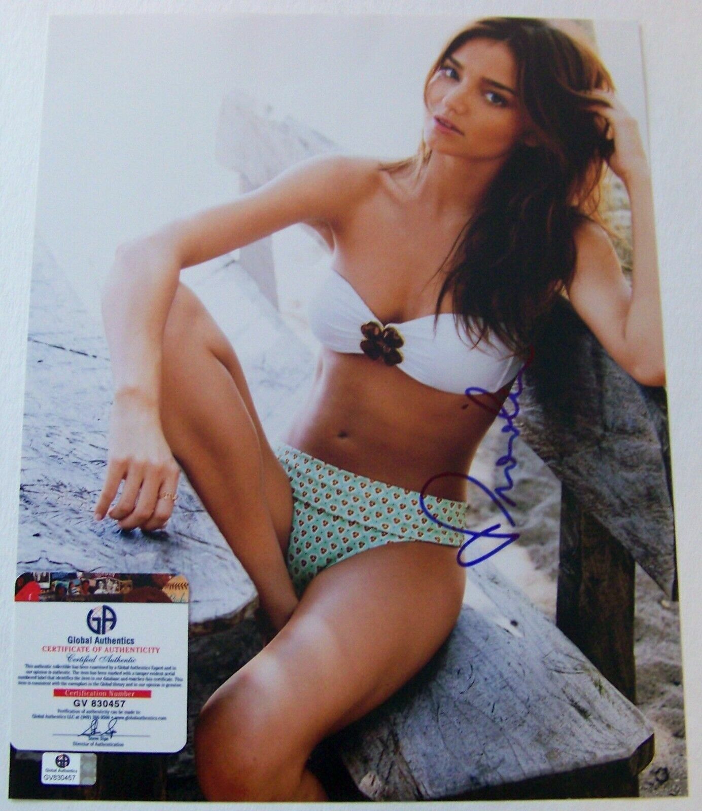 CLEARANCE SALE! Miranda Kerr Signed Autographed 11x14 Photo Poster painting GV GA GAI COA!