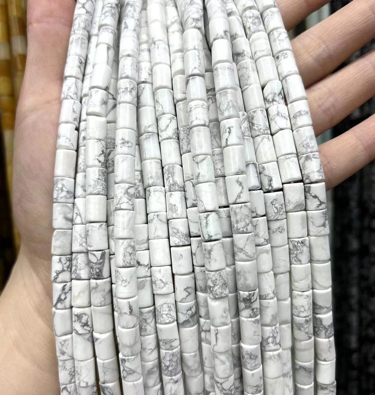 1 Set 6*8mm 1-1.5mm Natural Stone Crystal Agate Round Beads