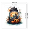Halloween Pumpkin In Bottle - 11CT Counted Cross Stitch - 45*45cm - Halloween