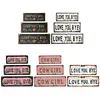 Love You Bye Vintage Floral Wall Plaque Street Sign for Home/Living Room/Bedroom