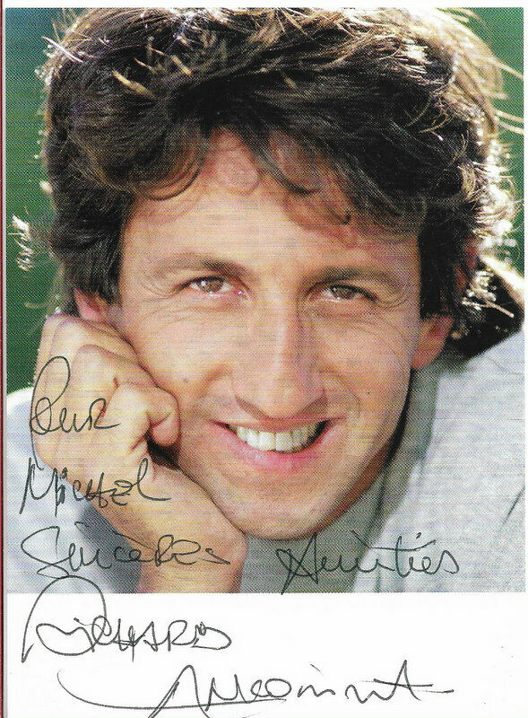 RICHARD ANCONINA - French Actor - Coma, Gangsters etc Signed pic