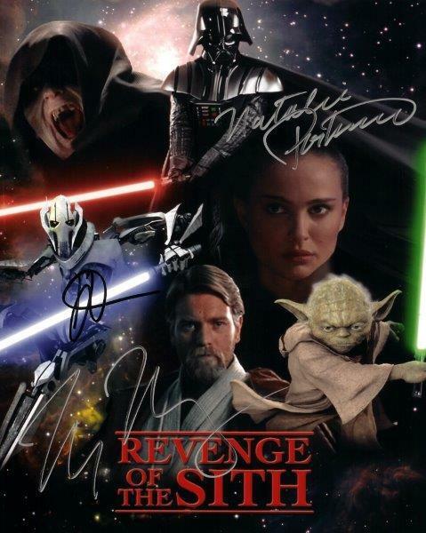 REPRINT - STAR WARS Cast Revenge of the Stith Autographed Signed 8 x 10 Photo Poster painting RP