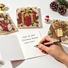 Special Shaped Diamond Painting Christmas Cards 6Pcs DIY Gem Greeting