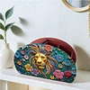 DIY Colorful Wooden Animals Rhinestones Storage Holder Diamond Painting Organizer Rack Kits