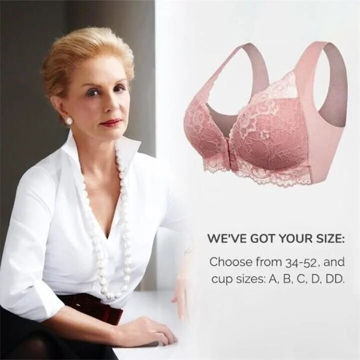 FRONT CLOSURE 5D SHAPING PUSH UP COMFY WIRELESS BRA(3 PCS)