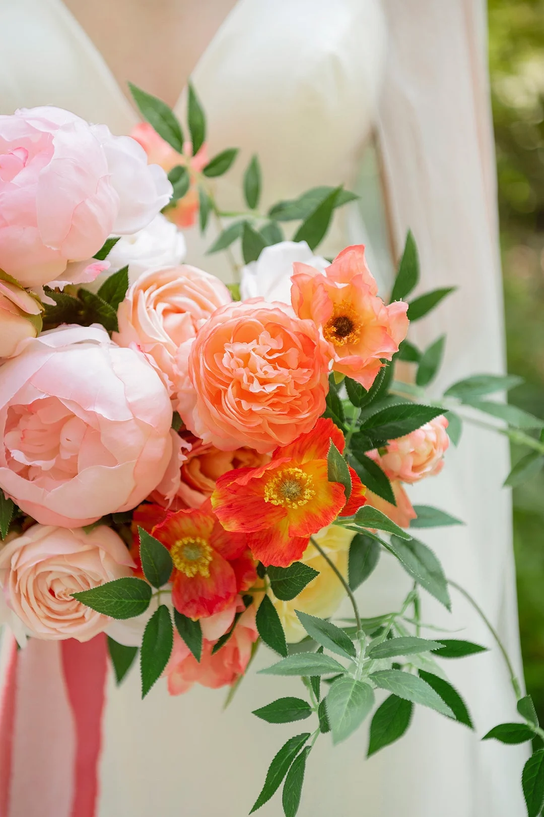 Natural Touch Peony Designer Flower Boxes