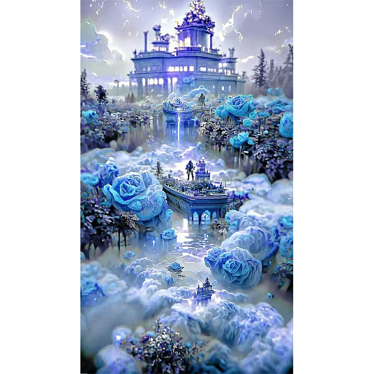 Garden Wonderland 14CT Stamped Cross Stitch 35*55CM