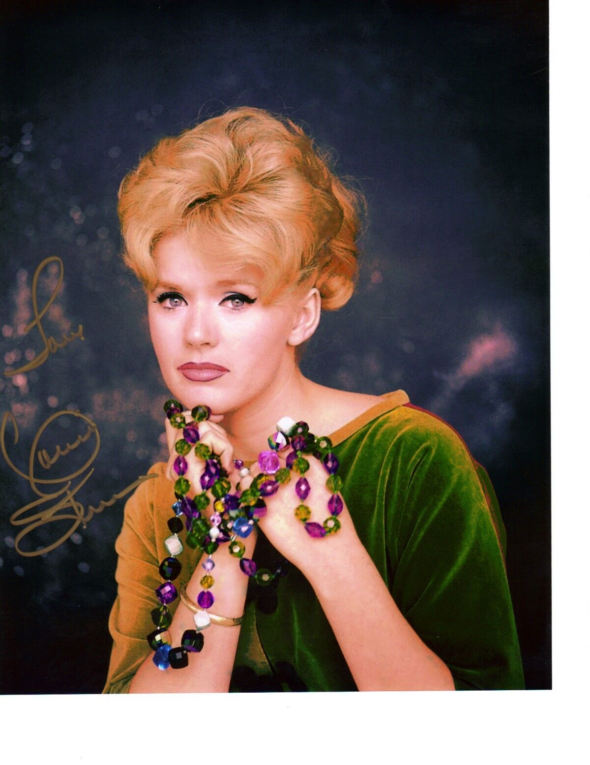 Connie Stevens Signed 8x10 Photo Poster painting -Star of Hawaiian Eye / Grease 2 / Scorchy - #8