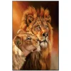 Lions | Full Round Diamond Painting Kits