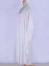 Solid Color Lacy Split-joint Kaftan Cover-up