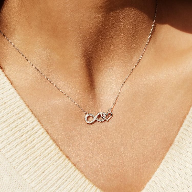 To Our Daughter Infinity Heart Necklace